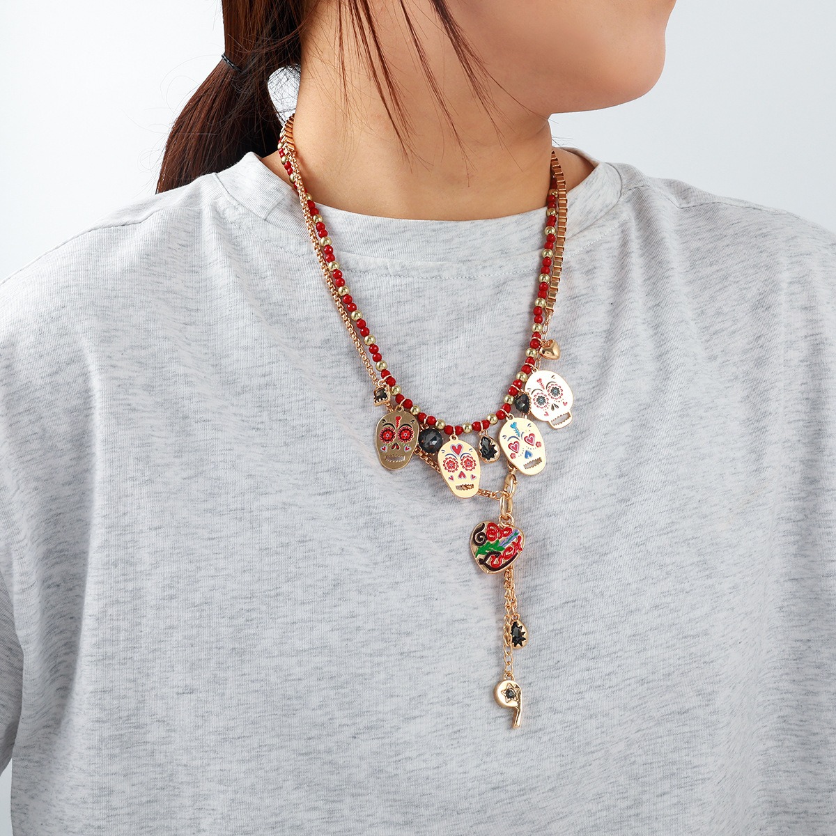 Coin Necklace Delicate - Gold Sun Moon Coin Pendant Necklace