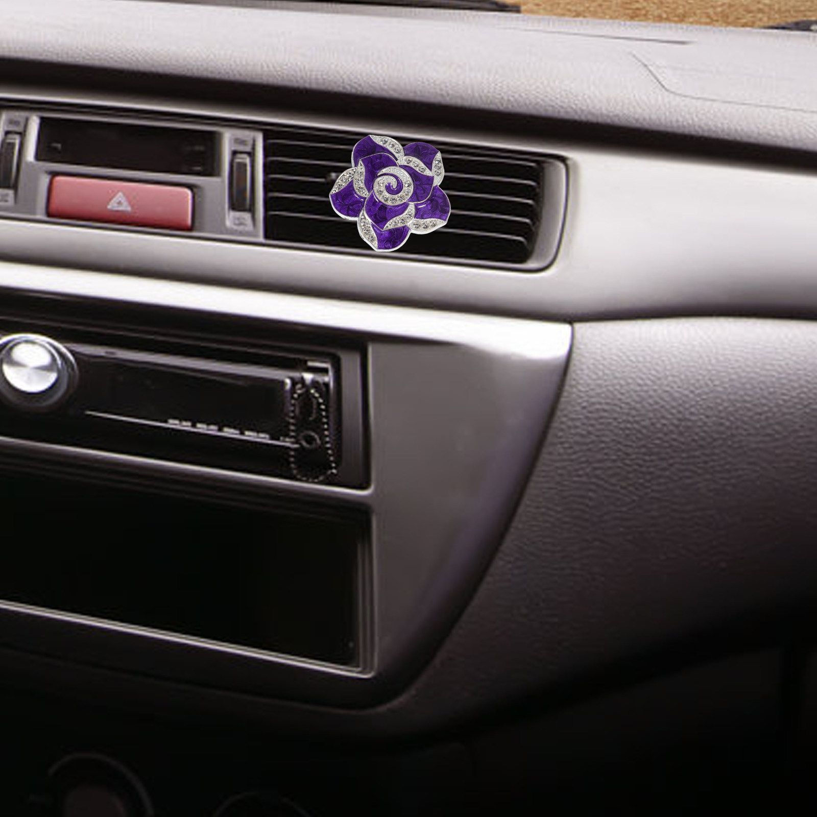Women Accessories Outlet - 4Pcs Car Air Vent Clips Flower