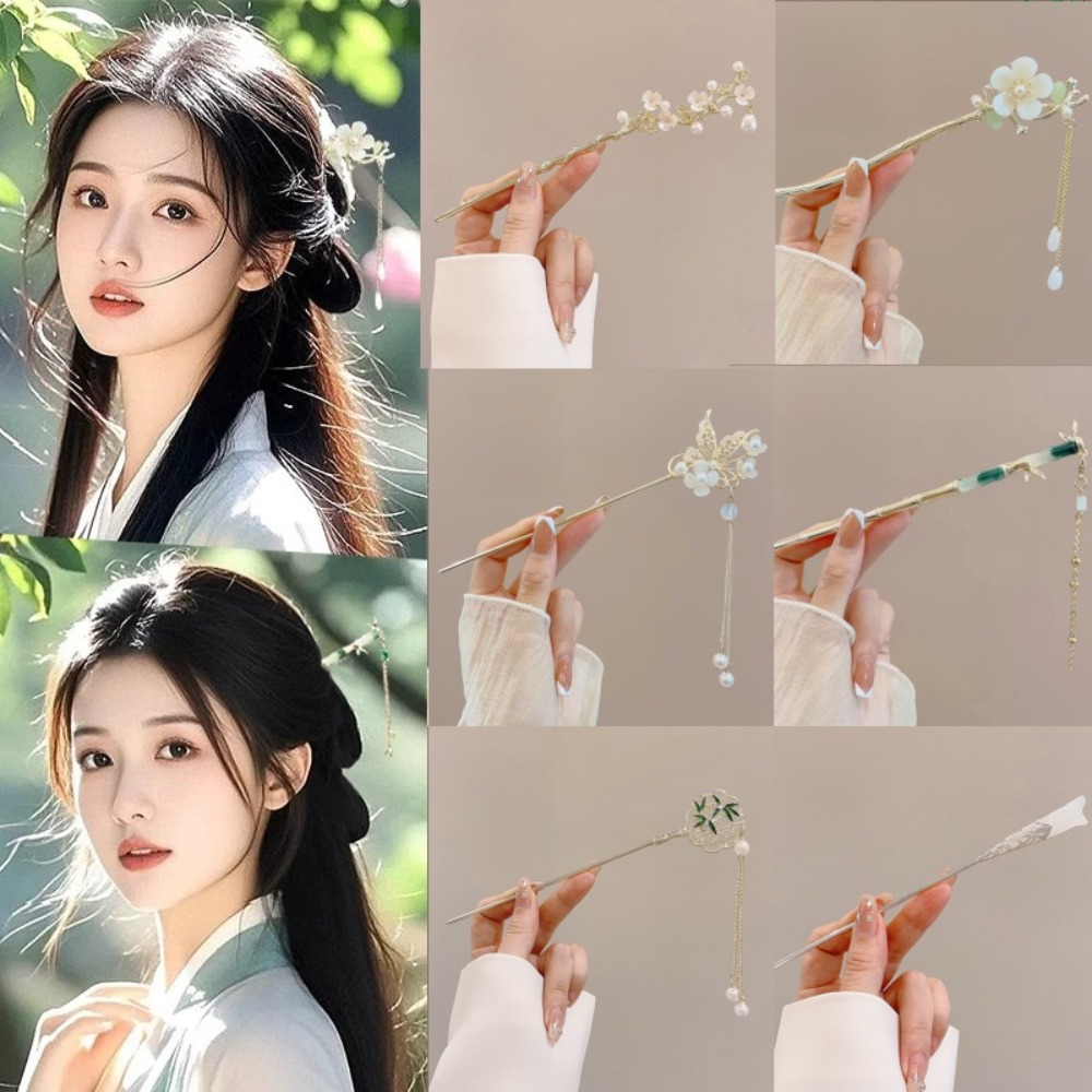 Women'S Accessories H&M - 1/6pcs Elegant Chinese Style Tassel Hair