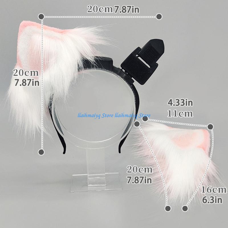 573B Electric Cats Ear Hairban - Women Accessories Description recension och pris