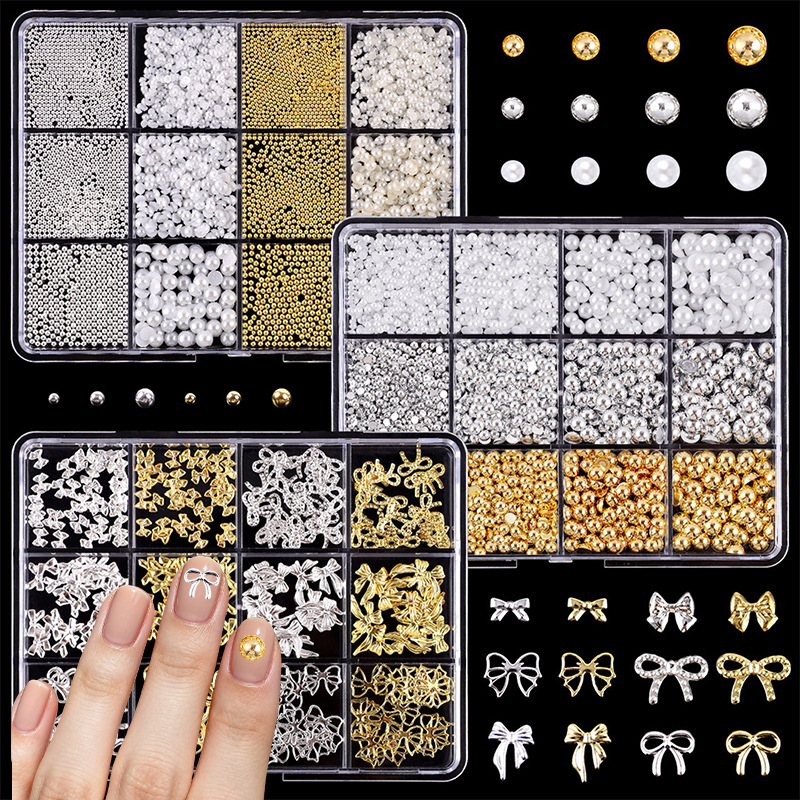 Pearl Bow Gold Silver Steel Be - Women Accessories Combo Gift recension och pris