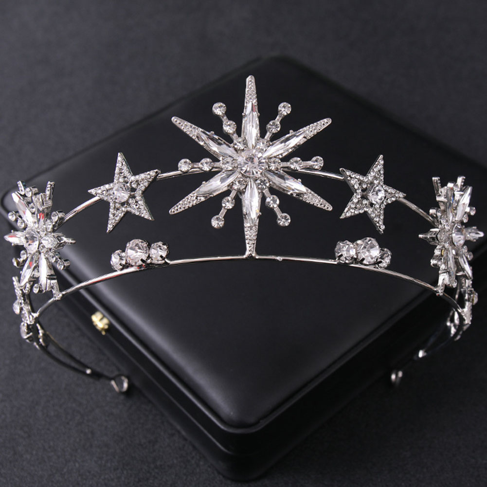 Star Shapedcrown Sparkling Rhi - Women Accessories For Wedding recension och pris