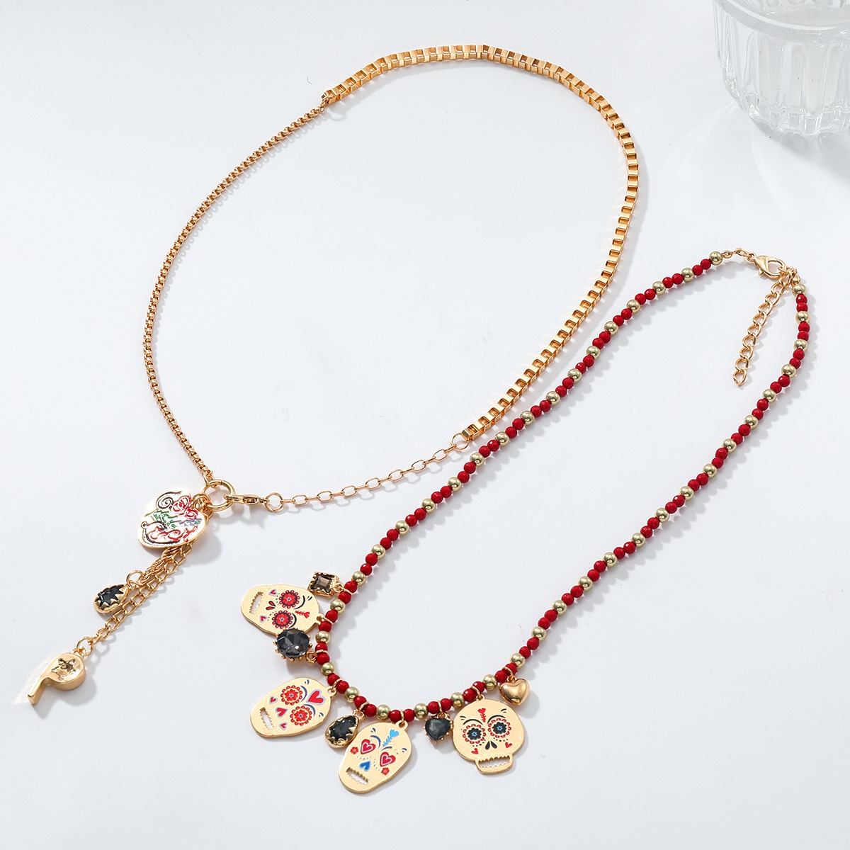 Gold Sun Moon Coin Pendant Nec - Coin Necklace Delicate recension och pris