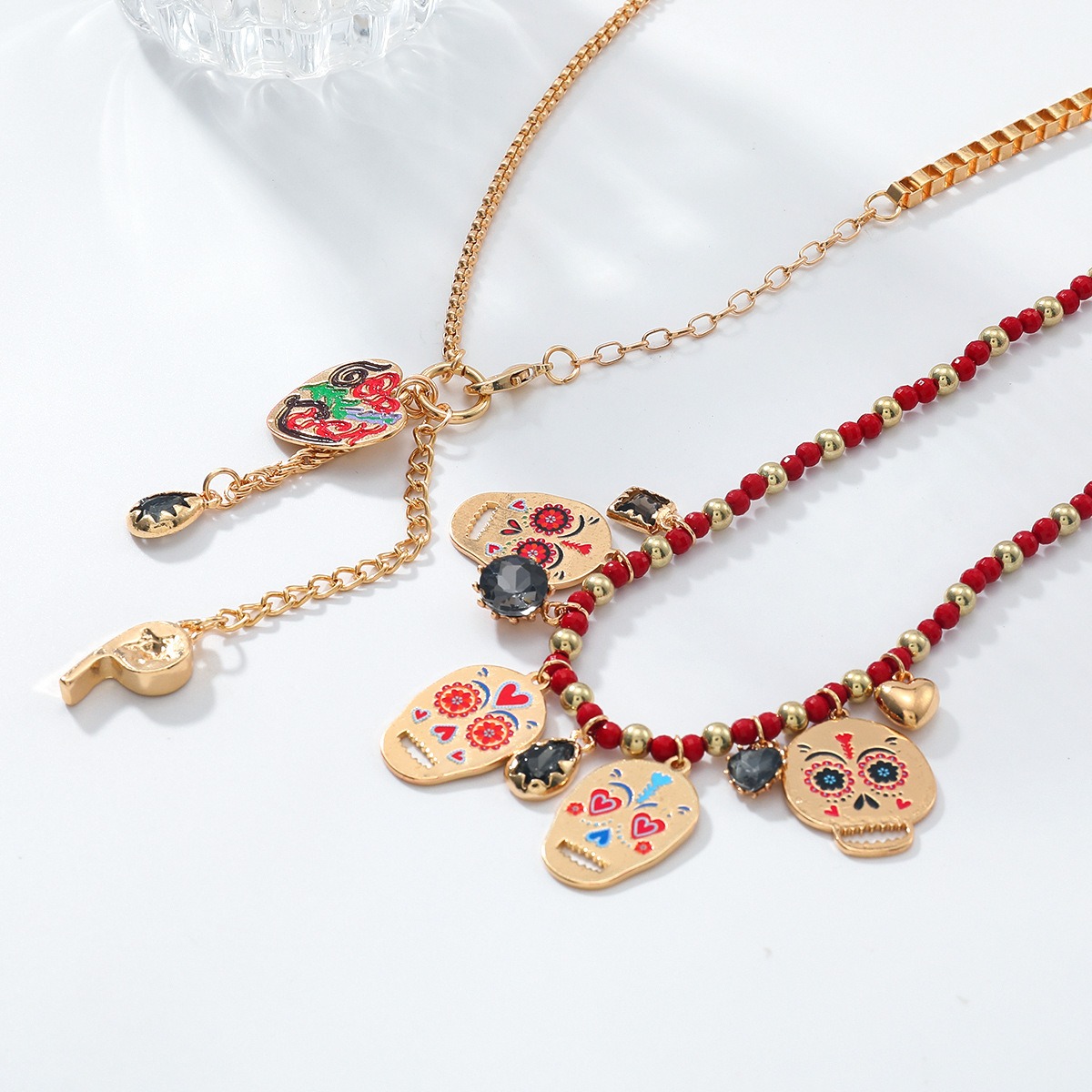 Gold Sun Moon Coin Pendant Nec - Coin Necklace Delicate recension och pris