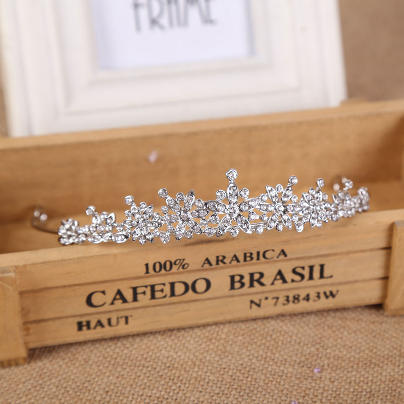 Crystal Wedding Bridal Tiara H - Women Accessories For Wedding recension och pris