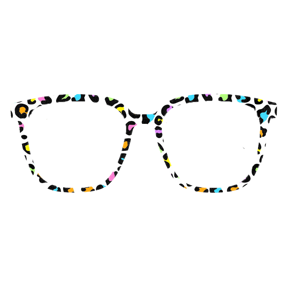 Trendy Rainbow Leopard Print S - Women Accessories Photos recension och pris