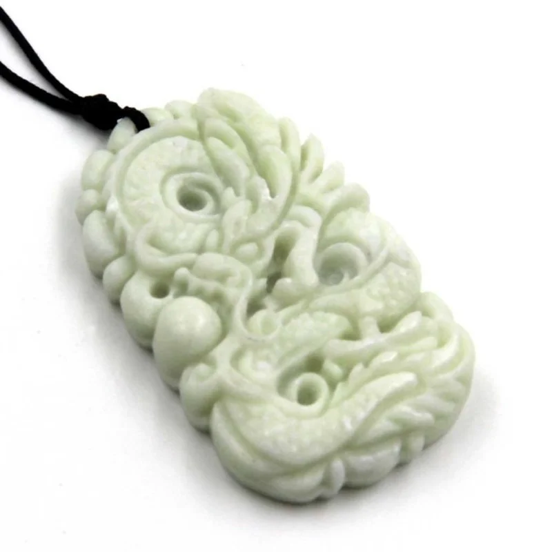 Natural White jade Dragon Phoe - Women Accessories To Gift recension och pris