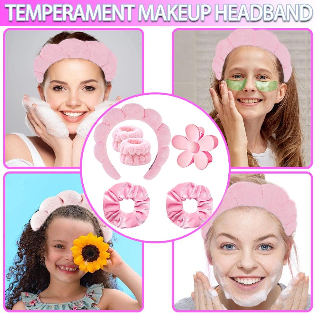 6pcs Headbands Wristband Set f - Women Accessories Combo Gift recension och pris
