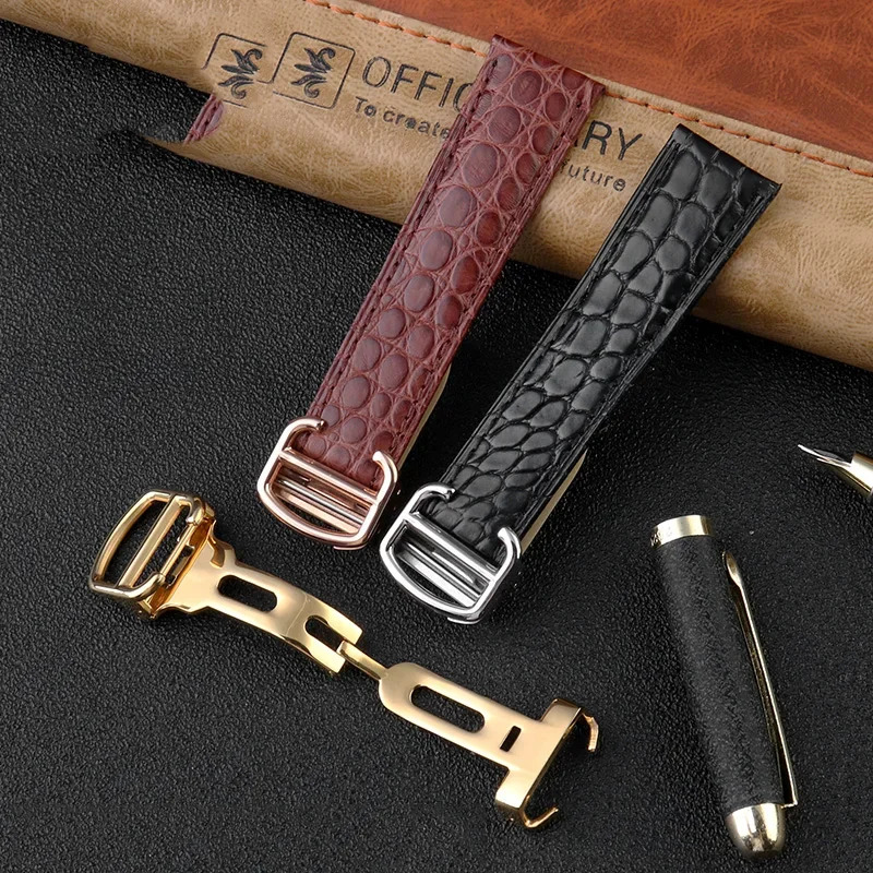 Crocodile Watchband 16 18 20 2 - Women'S Accessories Cartier recension och pris