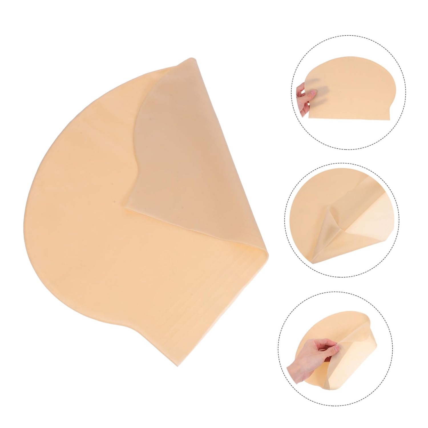 6pcs Bald Caps with Glasses Ba - Women Accessories Combo Gift recension och pris