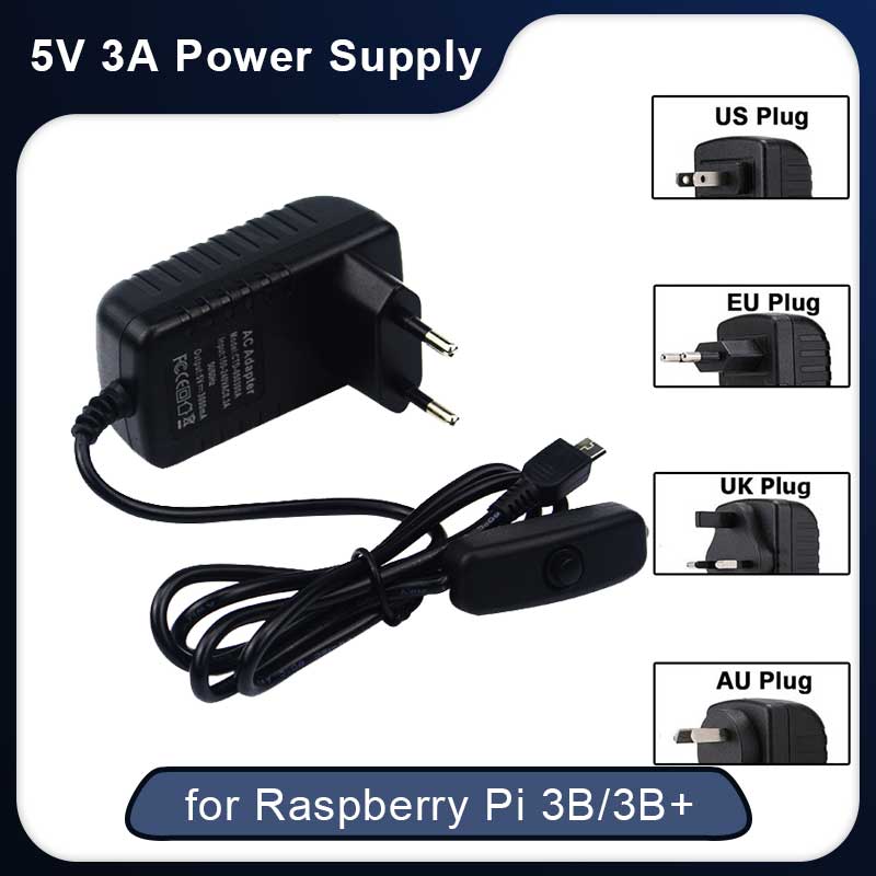 5V 3A Raspberry Pi 3 Model B+  - Women Accessories In Uk recension och pris