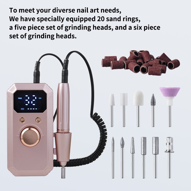 Rechargeable Electric Nail Pol - Women Accessories Combo Gift recension och pris