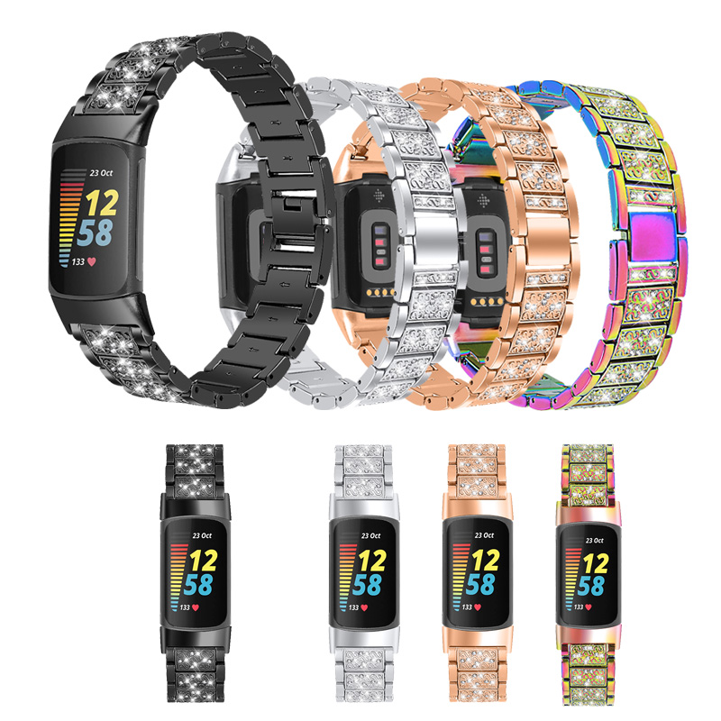 Diamond Stainless steel Band F - Women Accessories In English recension och pris