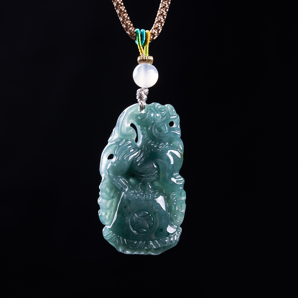 Burmese Jadeite Pixiu Pendant  - Women Accessories To Gift recension och pris