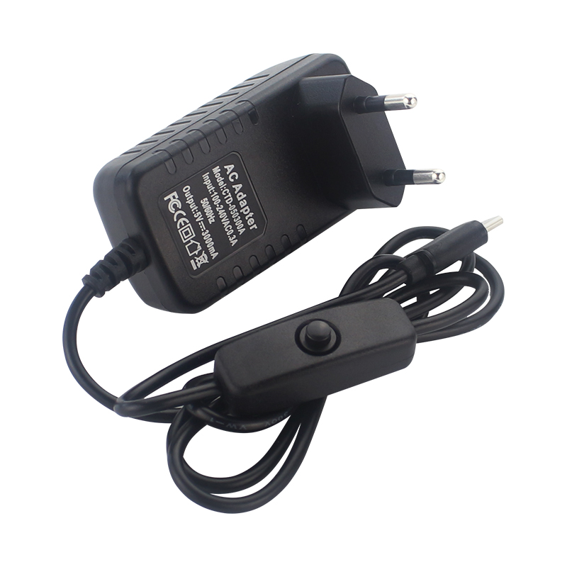 5V 3A Power Supply with ON/OFF - Women Accessories In Uk recension och pris
