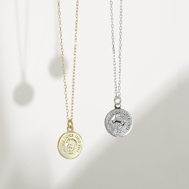 S925 Sterling Silver Necklace  - Coin Necklace Delicate recension och pris