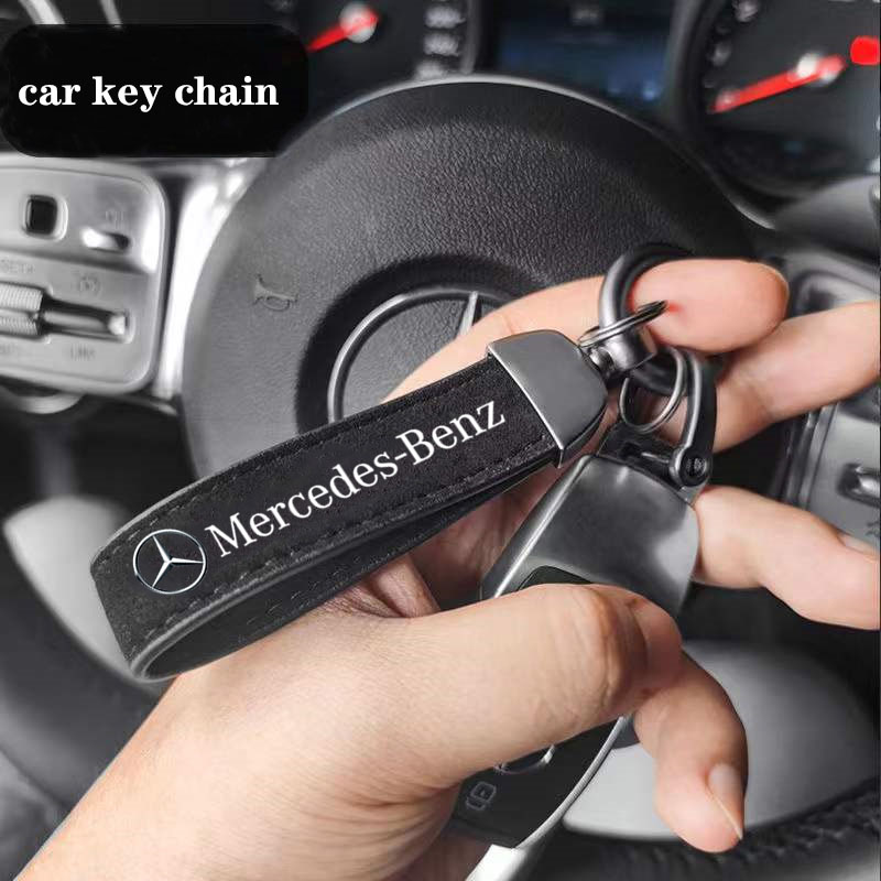 Suede Leather Man Keyring Key  - Women Accessories Outlet recension och pris