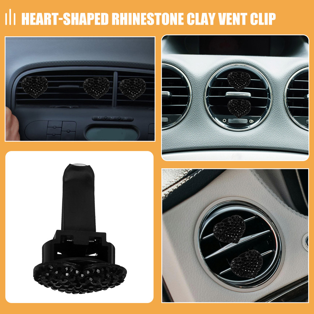 3pcs Car Air Vent Clip Black H - Women Accessories Outlet recension och pris