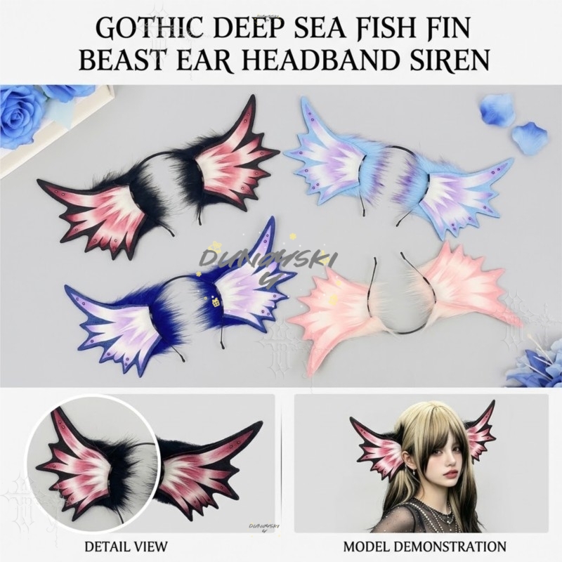 Deep Sea Fish Fin Beast Ear He - Women'S Ear Accessories recension och pris