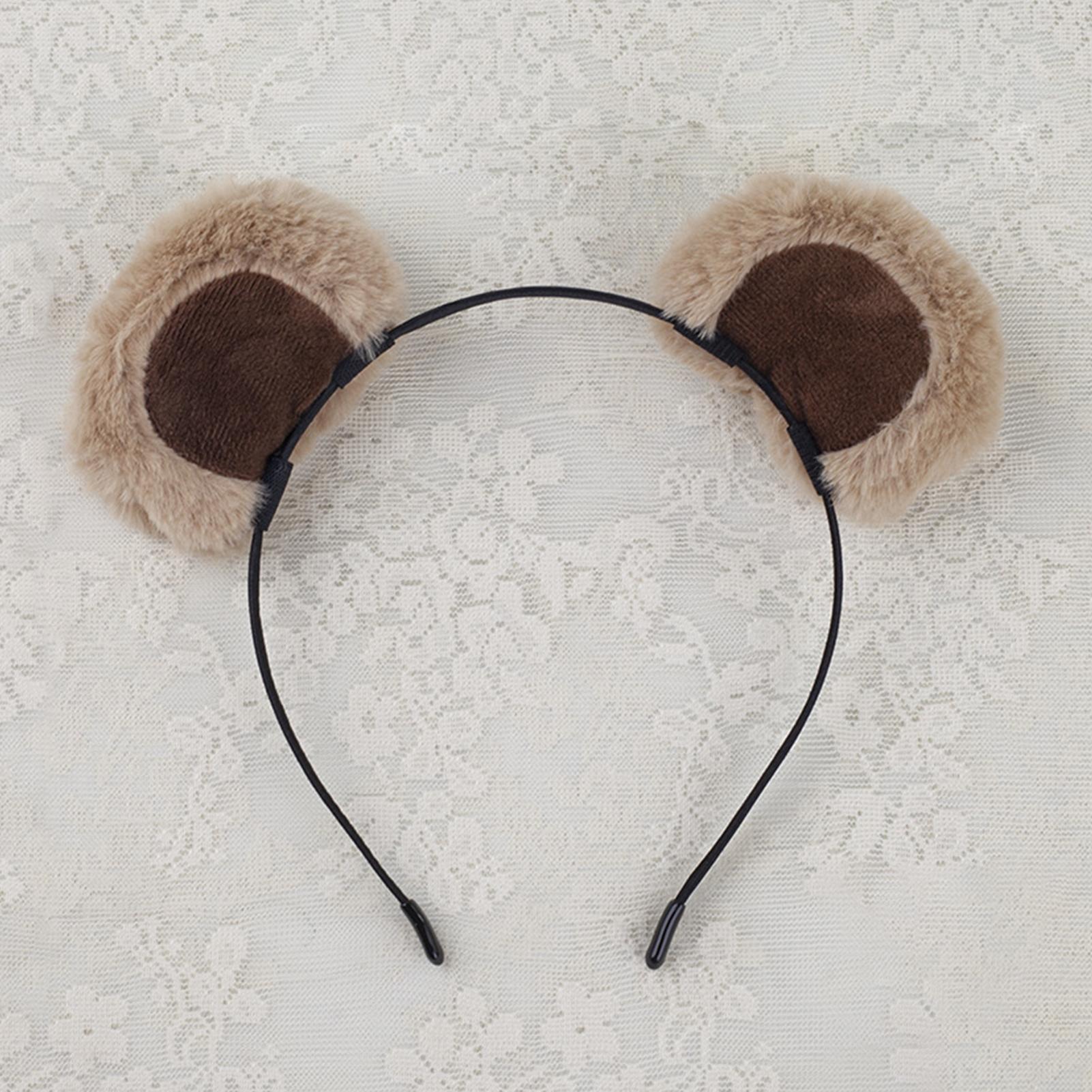 Cute Brown Ears Headband Adjus - Women Accessories Combo Gift recension och pris
