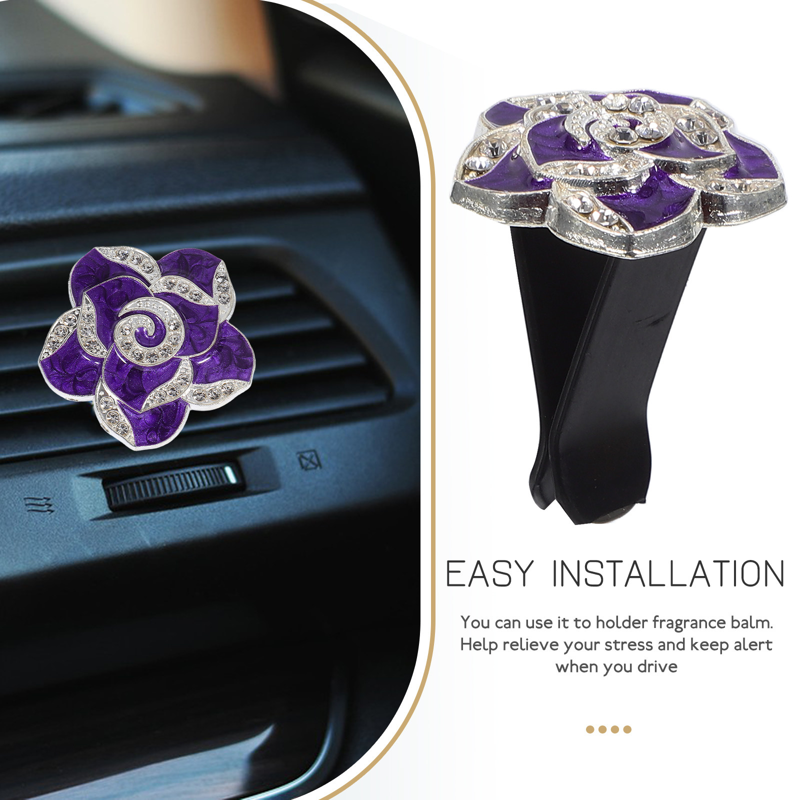4Pcs Car Air Vent Clips Flower - Women Accessories Outlet recension och pris