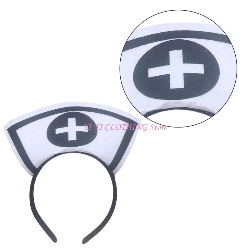 N5KF Halloween Nurse Hat Headb - Women Accessories Description recension och pris