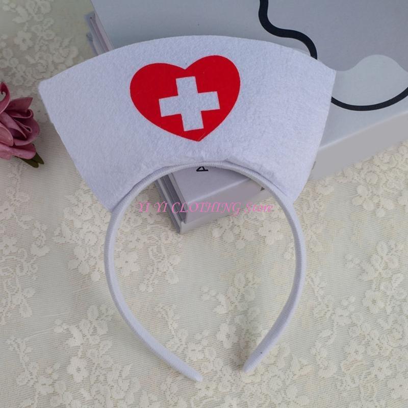 N5KF Halloween Nurse Hat Headb - Women Accessories Description recension och pris