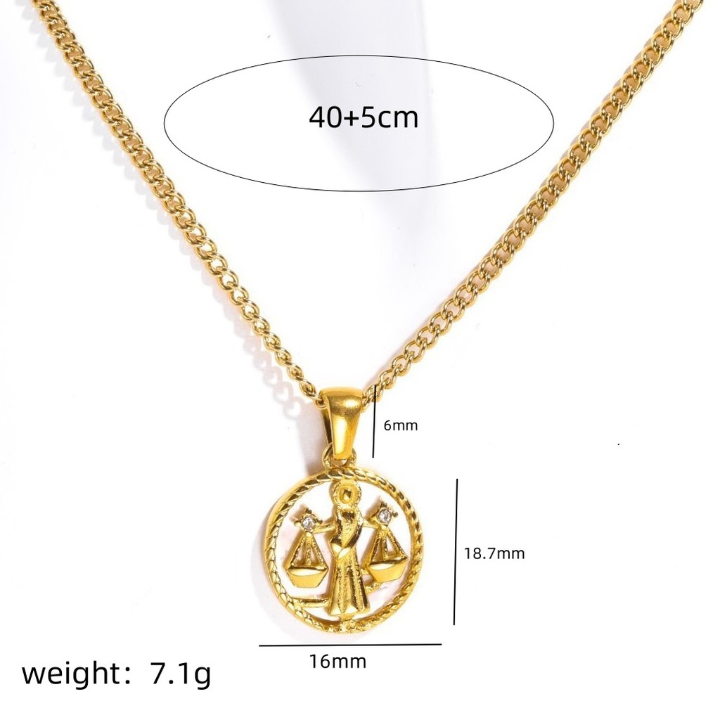 Coin Pendant Necklace Mother O - Coin Necklace Delicate recension och pris