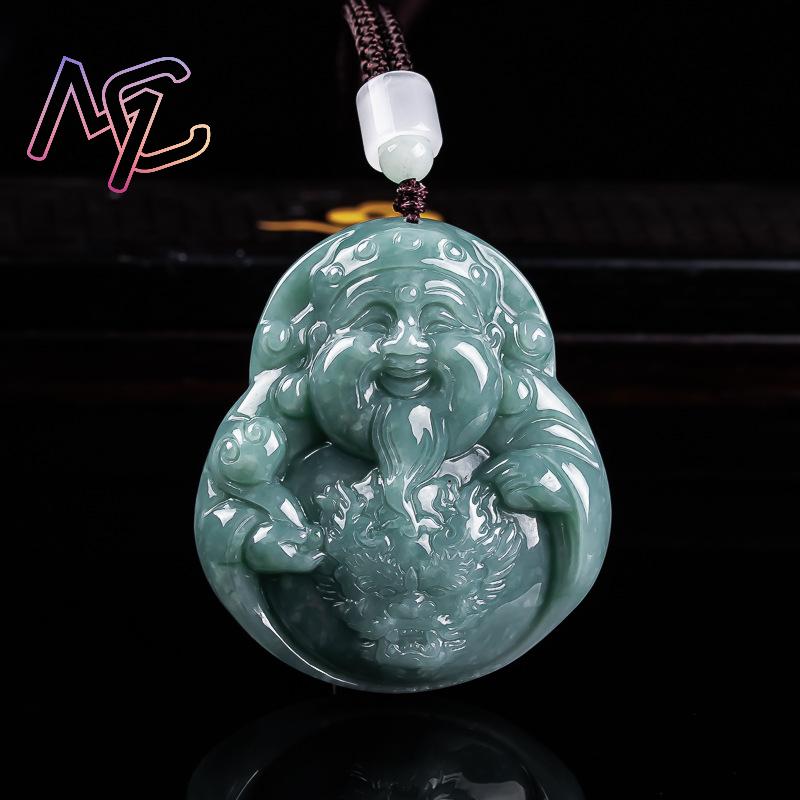 Myanmar Jadeite God of Wealth  - Women Accessories To Gift recension och pris