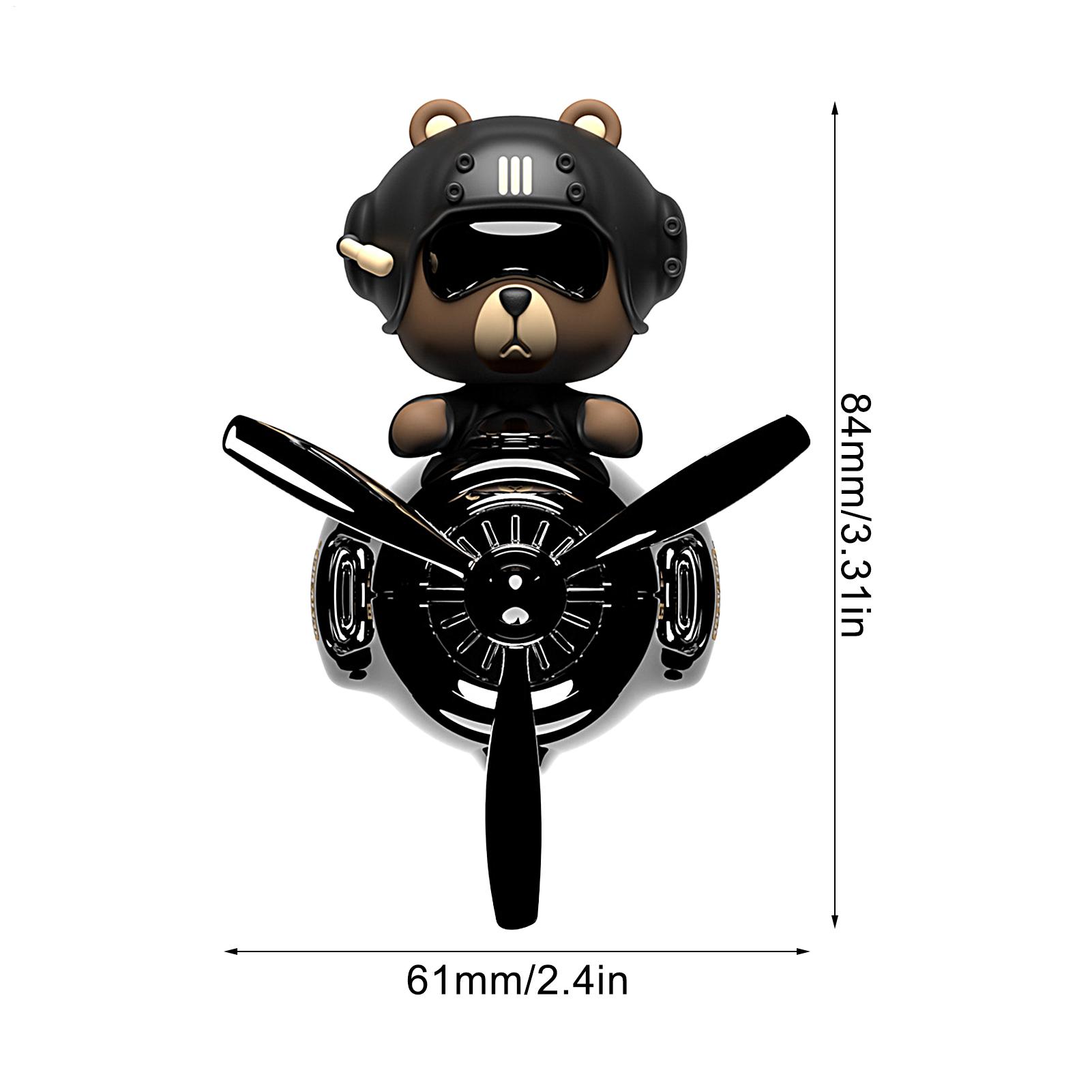 Rotating pilot bear ornaments  - Women Accessories Outlet recension och pris