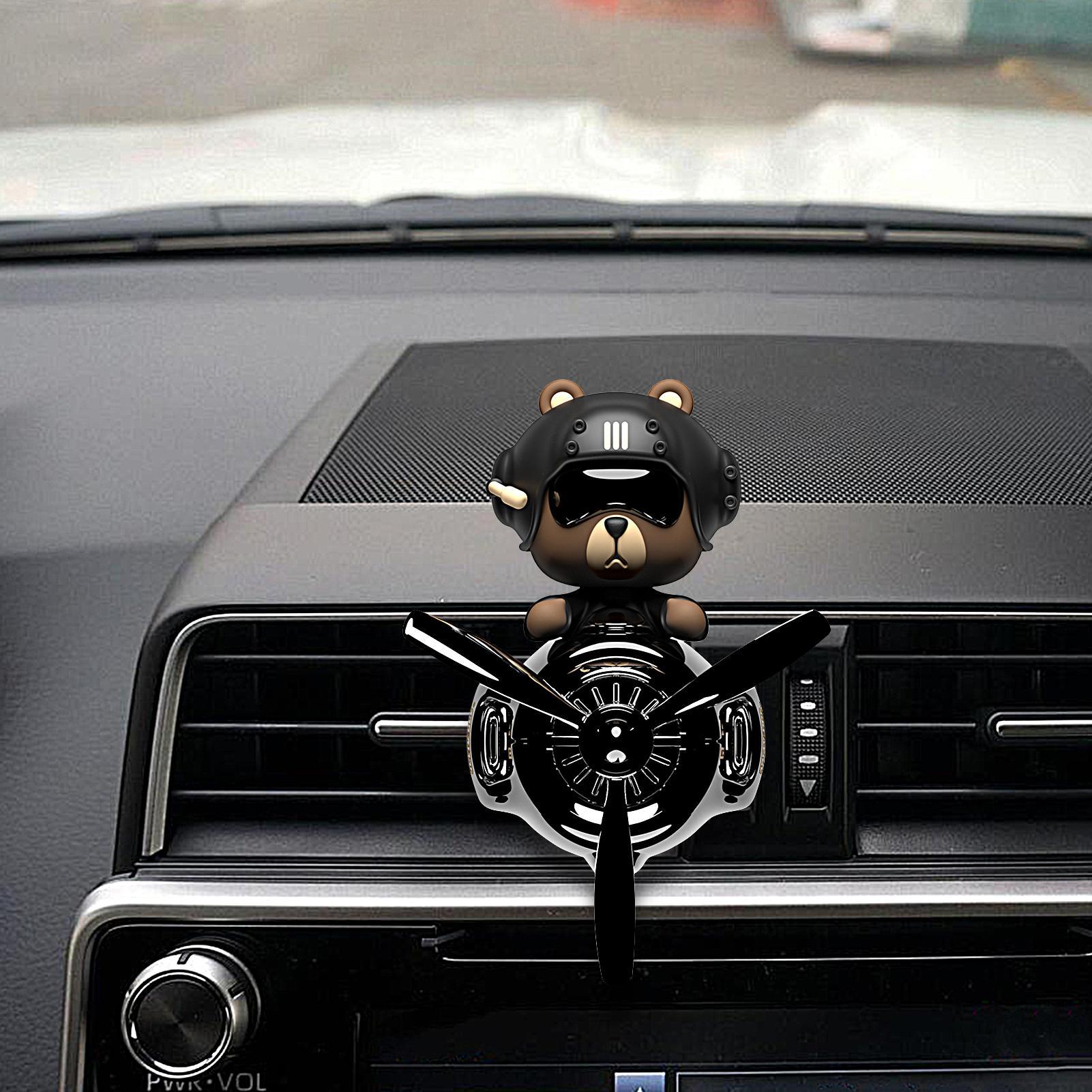 Rotating pilot bear ornaments  - Women Accessories Outlet recension och pris
