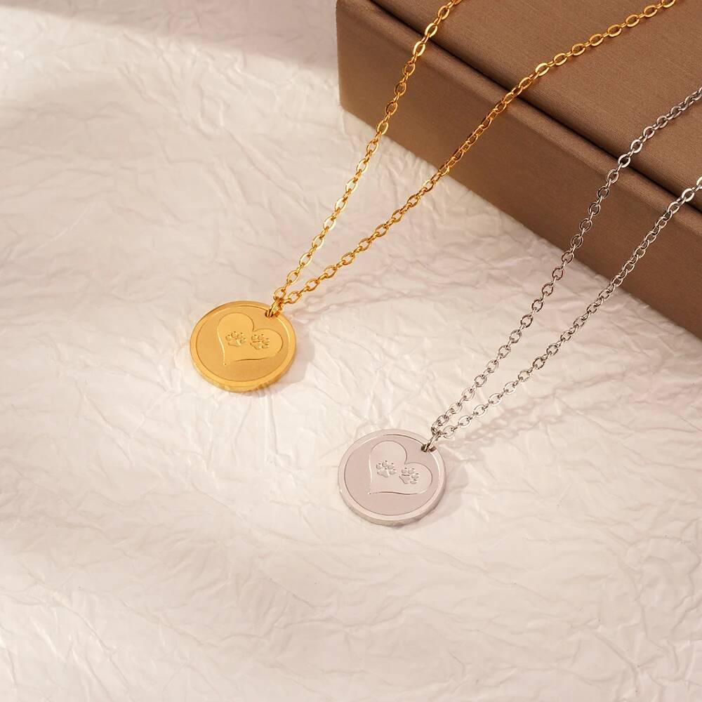 Stainless Steel Fashion Delica - Coin Necklace Delicate recension och pris