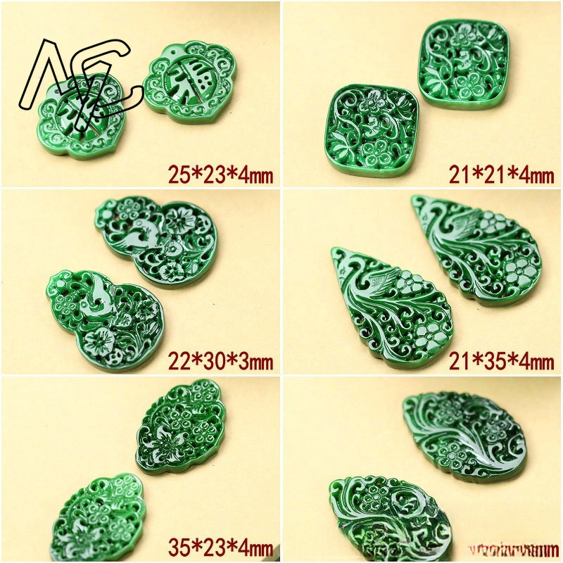2pcs DIY Natural Dry Green Eme - Women Accessories To Gift recension och pris