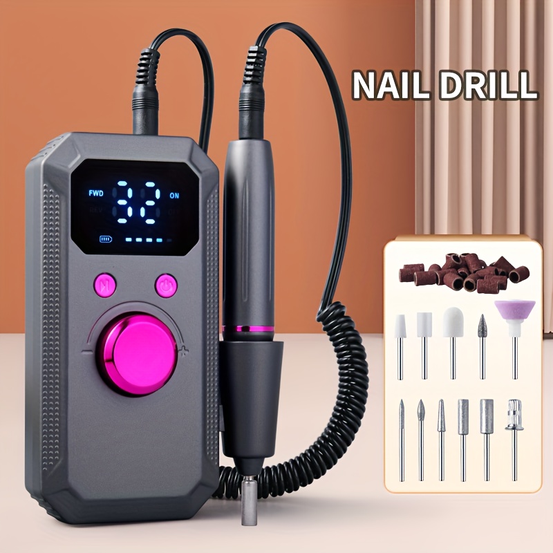 Rechargeable Electric Nail Dri - Women Accessories Combo Gift recension och pris