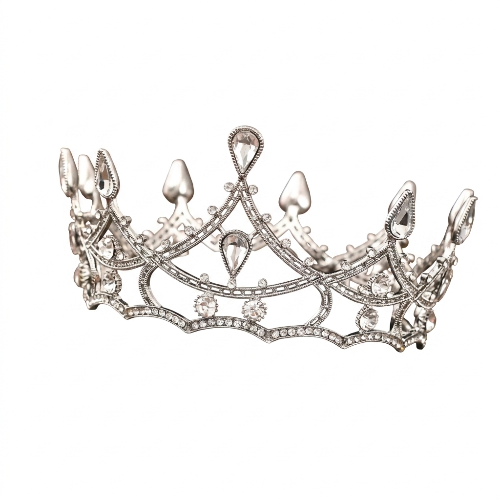 1pc Baroque Crystal Crown Eleg - Women Accessories For Wedding recension och pris