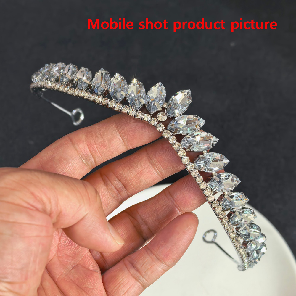 Minimalist Crystal Wedding Hai - Women Accessories For Wedding recension och pris