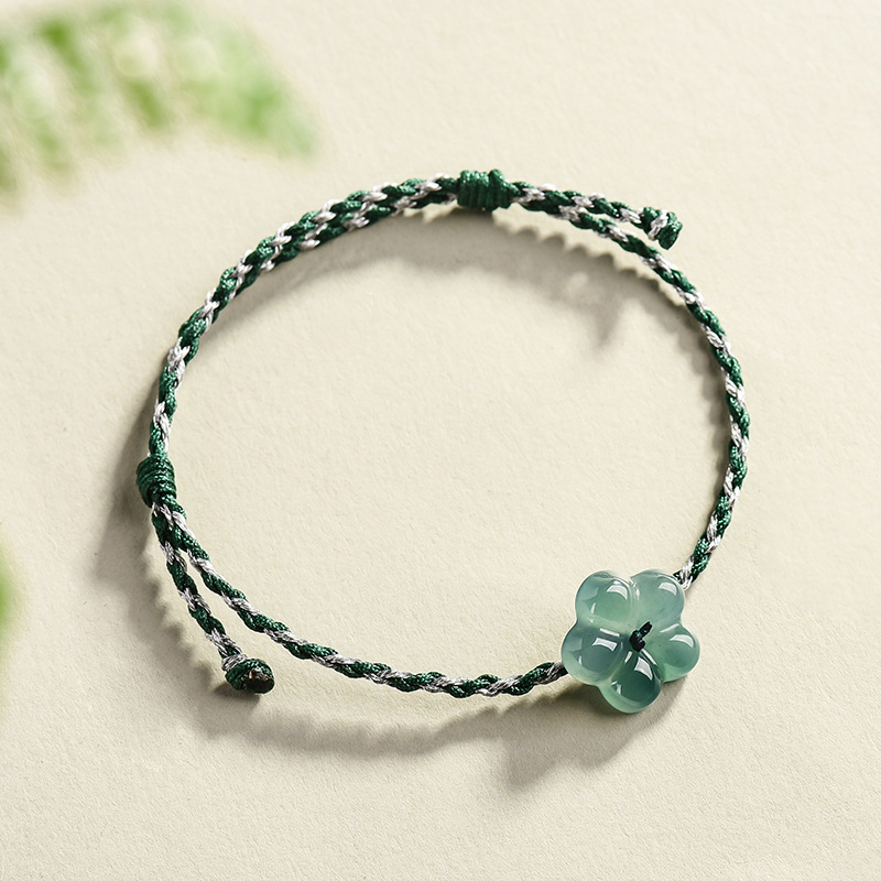 Burmese Jadeite Flower Bracele - Women Accessories To Gift recension och pris