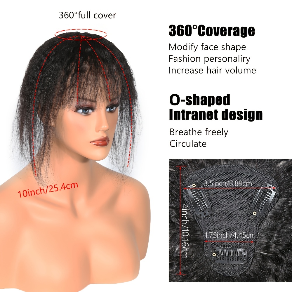 Kinky Straight Topper Hair wit - Women Accessories On Sale recension och pris