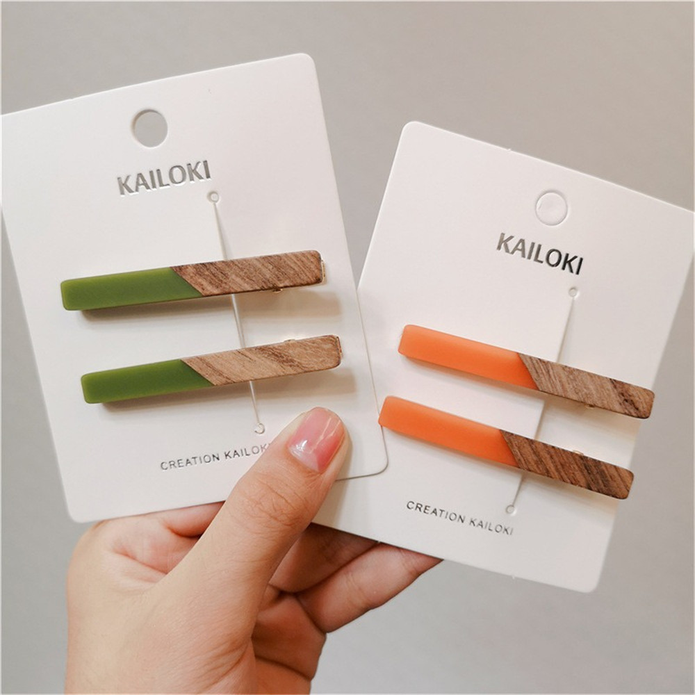 2Pcs/set Candy Color Patchwork - Women Accessories Combo Gift recension och pris