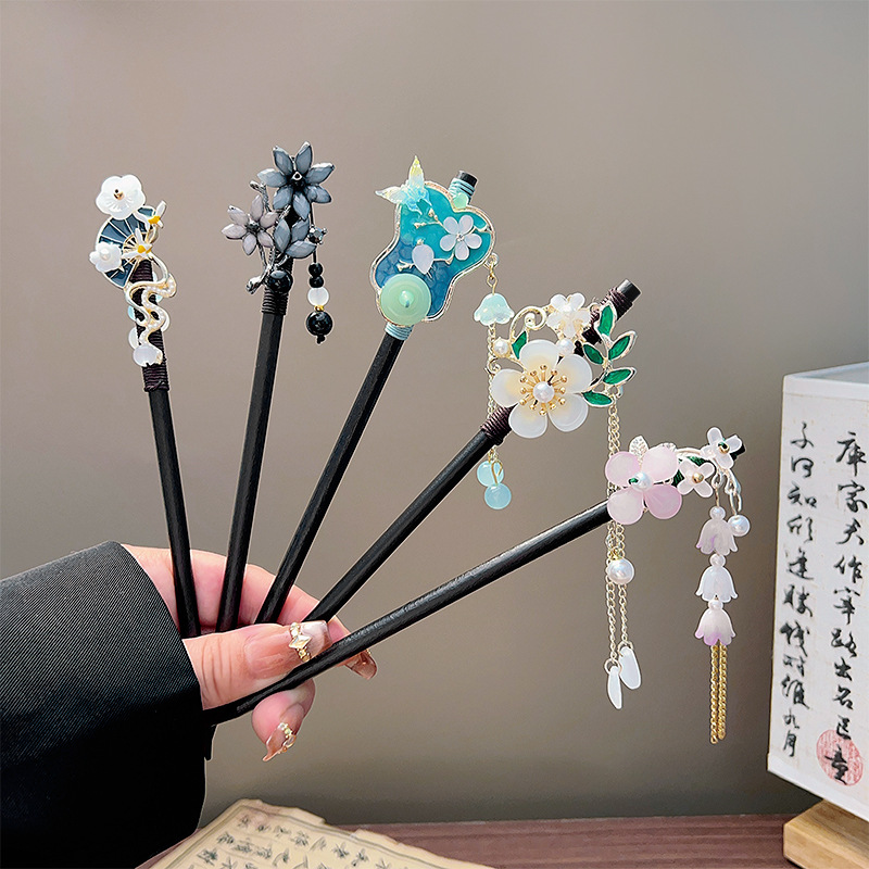 Classic Tassel Hair Stick Blac - Women'S Accessories List recension och pris