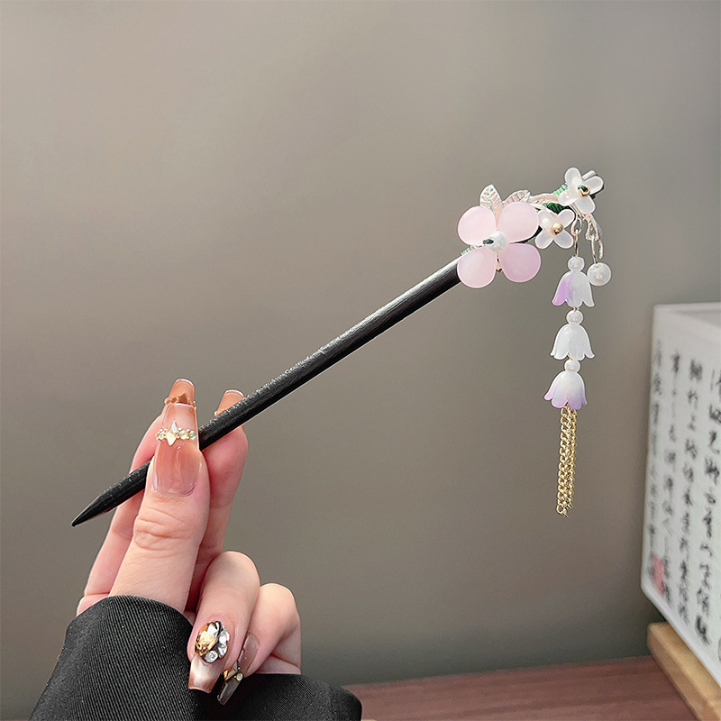 Classic Tassel Hair Stick Blac - Women'S Accessories List recension och pris
