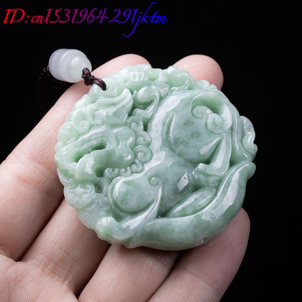 Natural Myanmar Jadeite Pixiu  - Women Accessories To Gift recension och pris