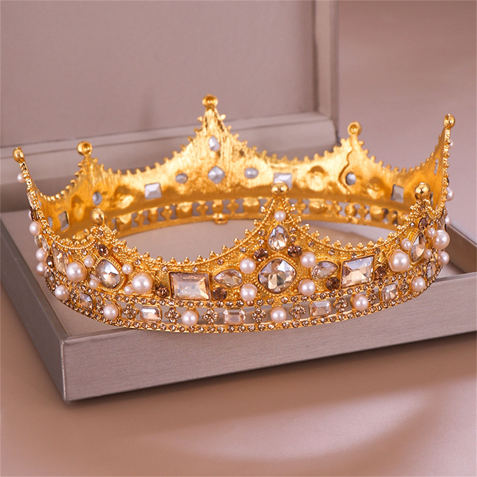 Alloy Crown Tiara Retro Bridal - Women Accessories For Wedding recension och pris