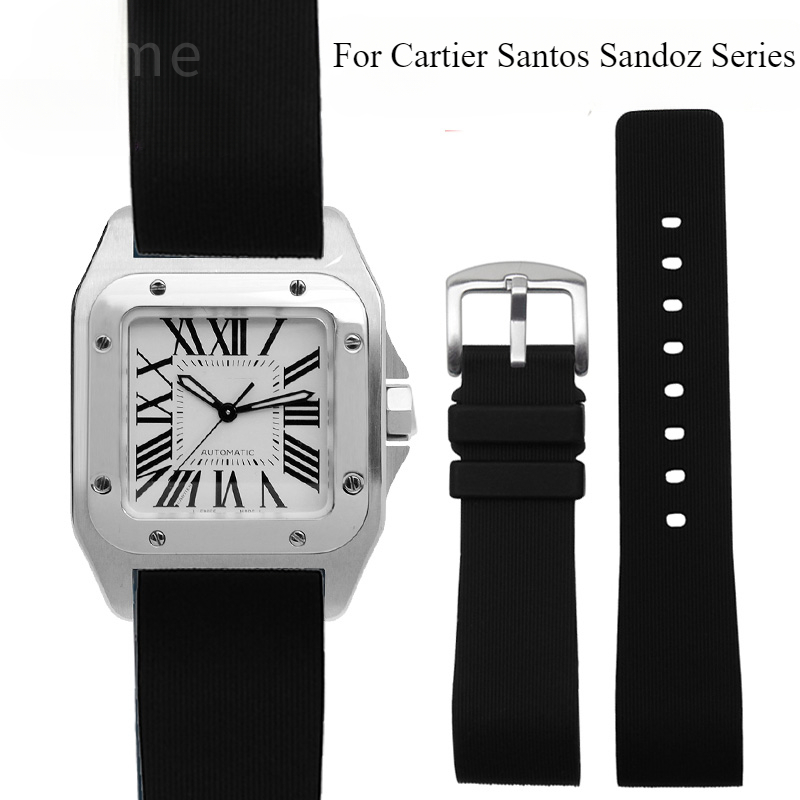 Black Blue Silicone Watch Stra - Women'S Accessories Cartier recension och pris