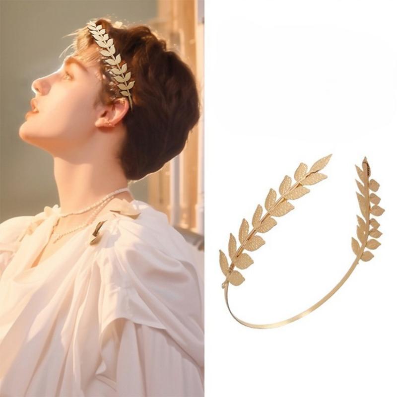 【B】Retro Gold Color Leaf Headb - Women Accessories For Wedding recension och pris