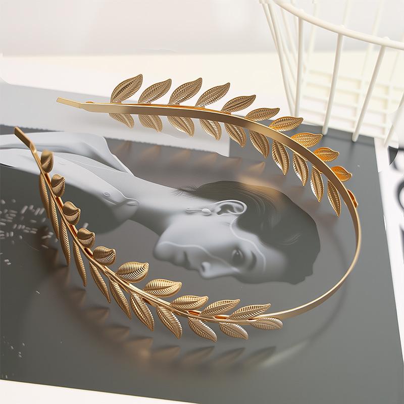 【B】Retro Gold Color Leaf Headb - Women Accessories For Wedding recension och pris